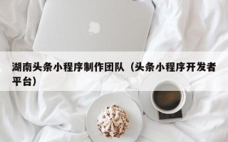 张家界湖南头条小程序制作团队（头条小程序开发者平台）